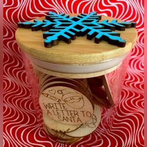 Christmas Activity Game Jar With 23 Wooden Tokens